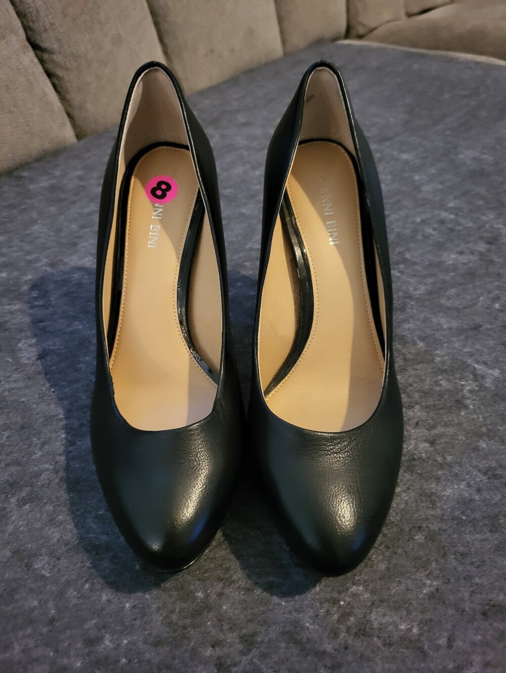 Gianni Bini Black Platform Stiletto Pumps - Picture 2 of 6